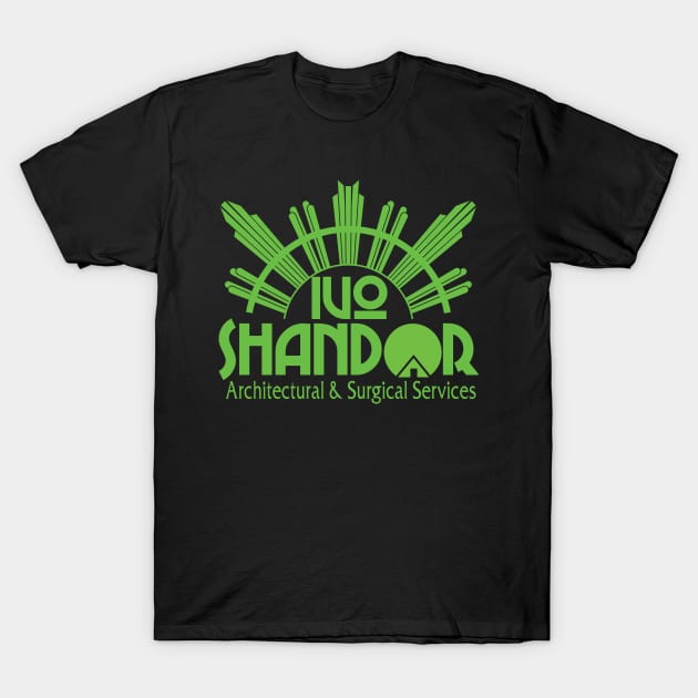 Ivo Shandor Architectural and Surgical Services T-Shirt by Meta Cortex